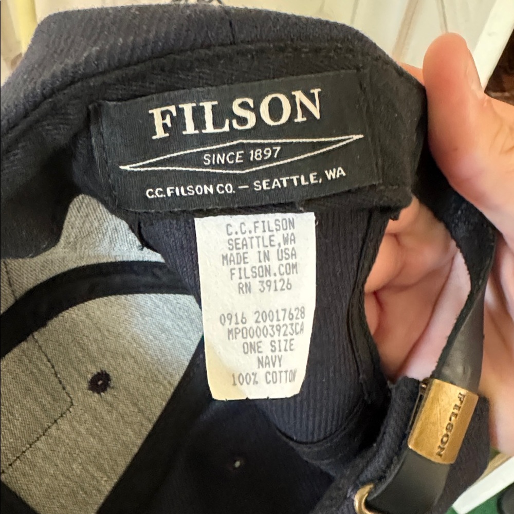 EUC Filson 2016 Rugged Twill Cap USA Made - Picture 6 of 6